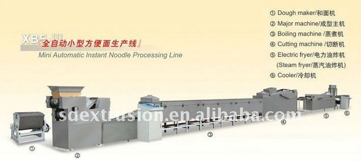Hot sale 2019 full automatic Fried Instant Noodles Making Machine Production Line / factory price 