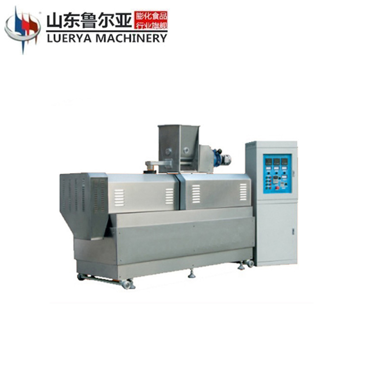 Wheat /corn Powder Puffing Snack Food Machine /double Screw Extruder
