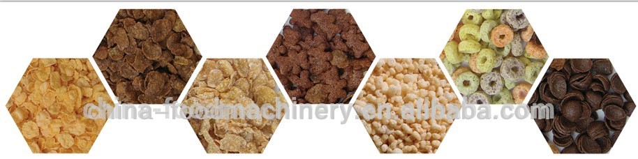 Corn puff extruder processing line with namkeen making machine 