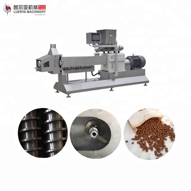 Full automatic 500kg animal food processing line 