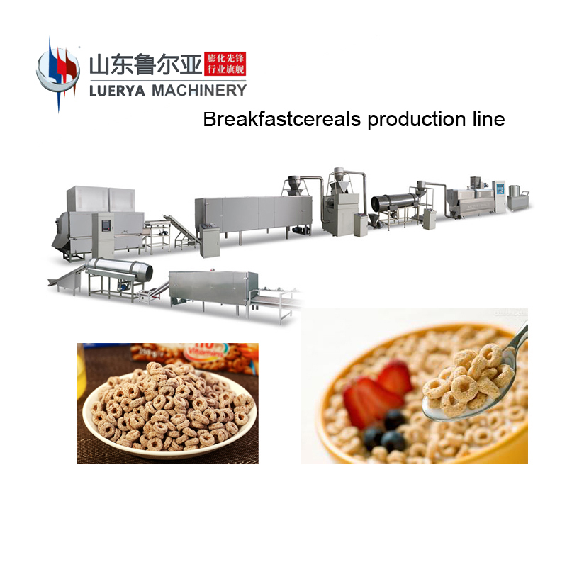 Crispy Puffed Rice Snacks Food Extruder Machine