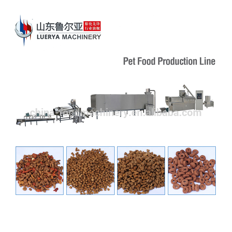 Hot sale full automatic pet food extruder making machines 