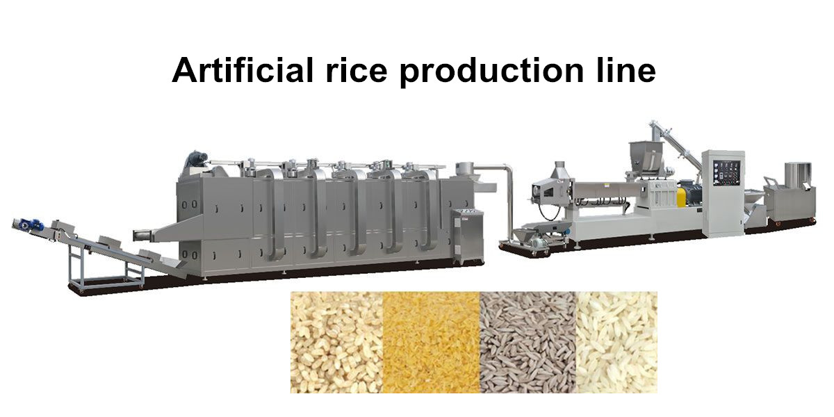 Artificial rice production line