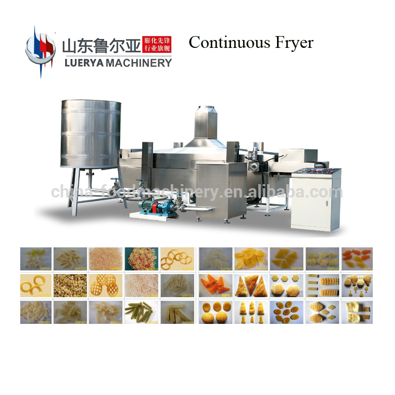 Fried Corn Chips Making Machine / Production Line 